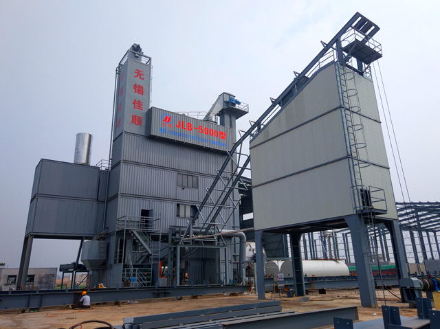 JLB5000集裝箱式環(huán)保型瀝青混合料攪拌機(jī)